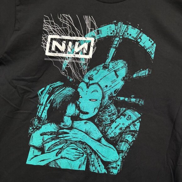 Nine Inch Nails 2005 “With Teeth Tour” Industrial Rock Band Graphic T-Shirt Size - Picture 4 of 4